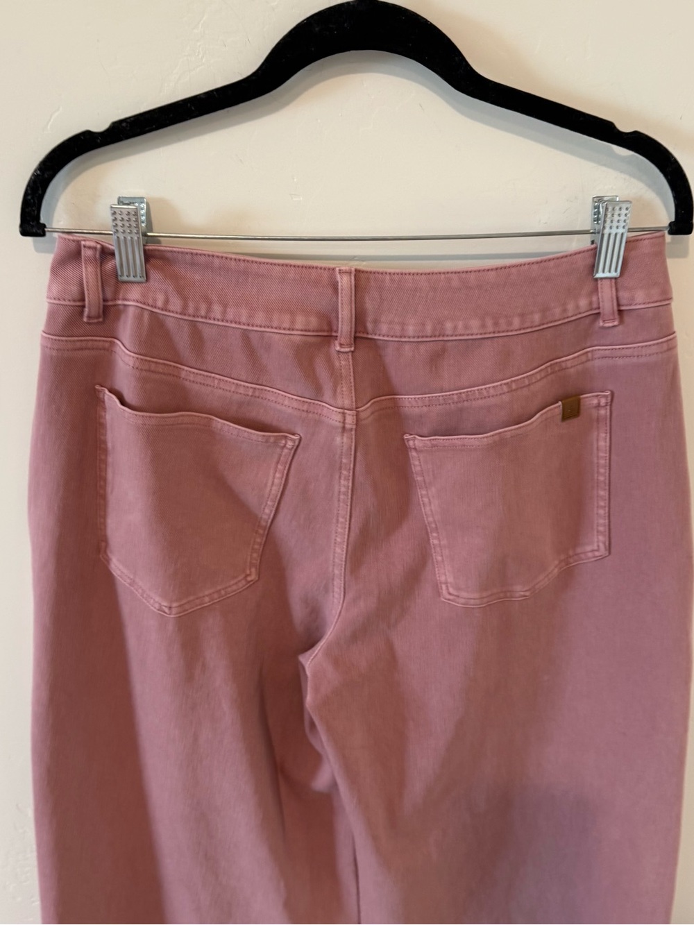 Halara Flex Women's Rose Pink Wide Leg Jeans Medium Soft Denim NEW Casual - Picture 4 of 9